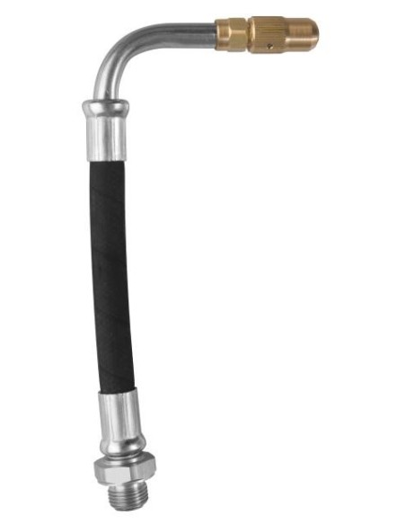 EXTENSIÓN FLEXIBLE 90° PARA PISTOLA DE CONTROL, BOQUILLA MANUAL 1/4 VUELTA
