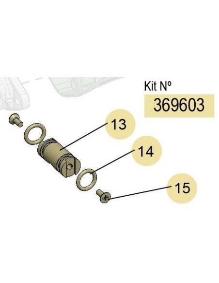 KIT EJE DE GIRO PA40