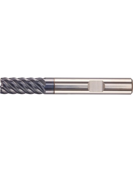 Fresa frontal, larga MDI AlTiN  Z6 45grados vástago HB 10,0mm FORTIS