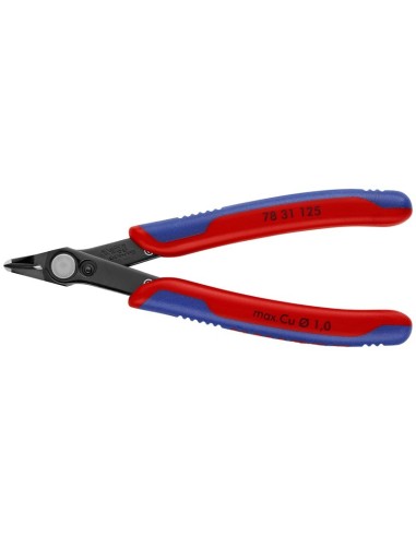 Electronic Super Knips con fundas multicomponentes bruñido 125 mm KNIPEX 78 31 125