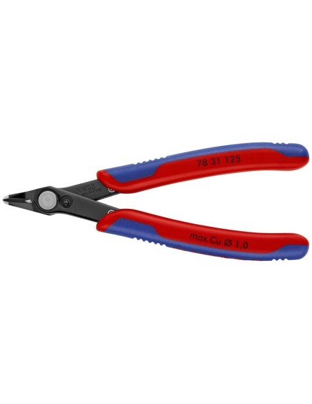 Electronic Super Knips con fundas multicomponentes bruñido 125 mm KNIPEX 78 31 125