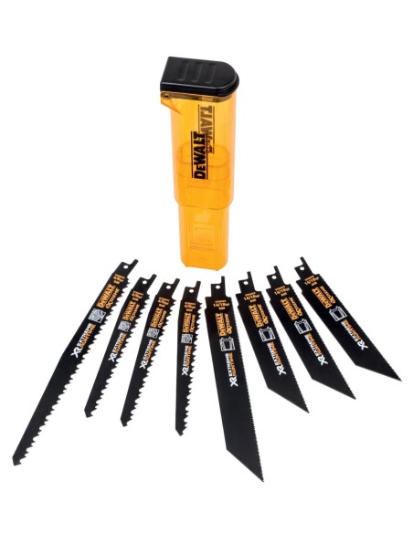 DT99551-QZ - Juego de 8 Hojas de Sierra Sable Bi-Metal XR EXTREME RUNTIME