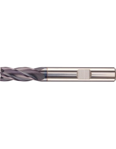 Fresa frontal DIN6527 MDIAlTiN  Z4 30grados vástago HB 20mm FORTIS