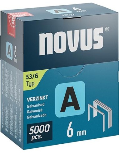 Grapa de alambre fino A tipo 53/6 mm ST Klapp-FS N U.E.  5000 unidades