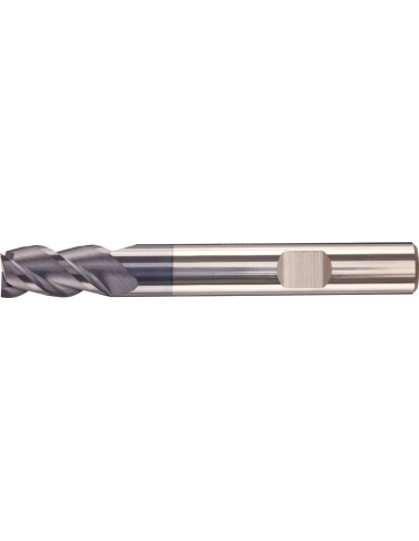 Fresa frontal, larga MDI AlTiN  Z3 45grados vástago HB 6,0mm FORTIS