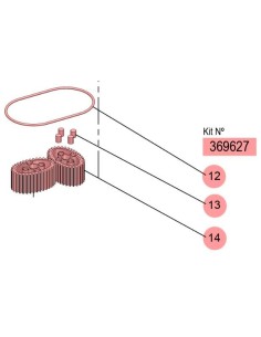 KIT ENGRANAJES U·METER (AL)