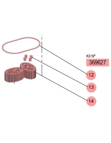 KIT ENGRANAJES U·METER (AL)