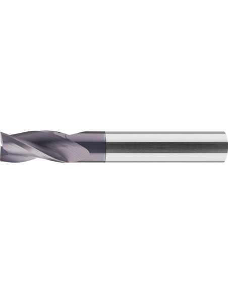 Fresa frontal VHM larga DIN6527 TiAlN Z3 vástago HB 20mm