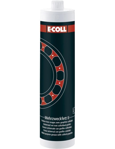 Grasa multiuso II grafitocartucho 500 g sin plomo E-COLL