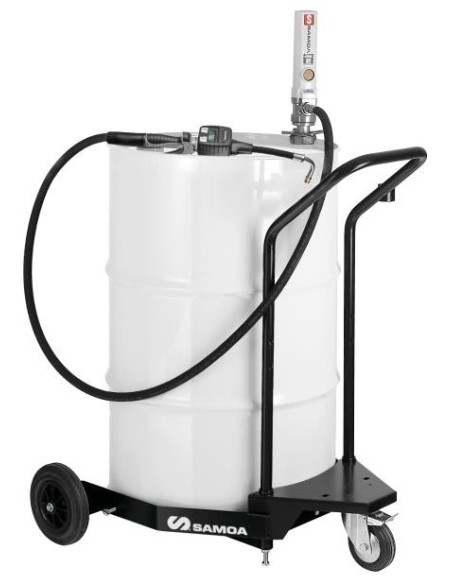 PAQUETE MÓVIL DE BOMBA NEUMÁTICA PUMPMASTER 2 - 3:1 PARA ACEITE, BIDÓN 205 L (CARRO 432000)