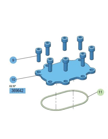 KIT TAPA CÁMARA C30(PVC)/CGI30(PVC)