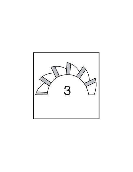 Fresa frontal crta DIN844forma B HSSCo8 5mm