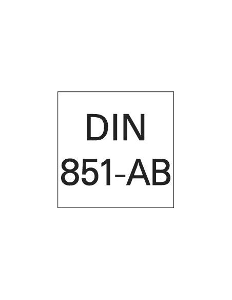 Fresa ranuras en T DIN851HSSCo5 AB 21,0x9mm