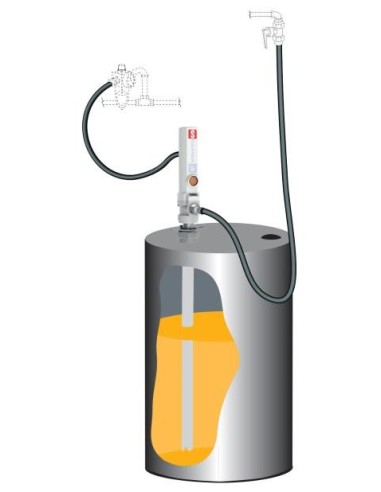 KIT DE BOMBA NEUMÁTICA PUMPMASTER 2 - 3:1 PARA ACEITE, BIDÓN 205 L