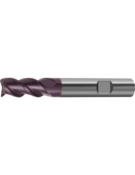 Fresa frontal larga DIN6527 MDI TiALN Z3 45grados 3mm
