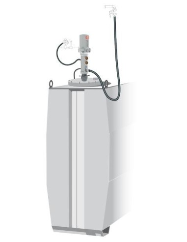 KIT DE BOMBA NEUMÁTICA PUMPMASTER 4 - 5:1 PARA ACEITE, CISTERNA
