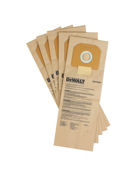 DWV9401-XJ - 5 Bolsas de papel para aspirador