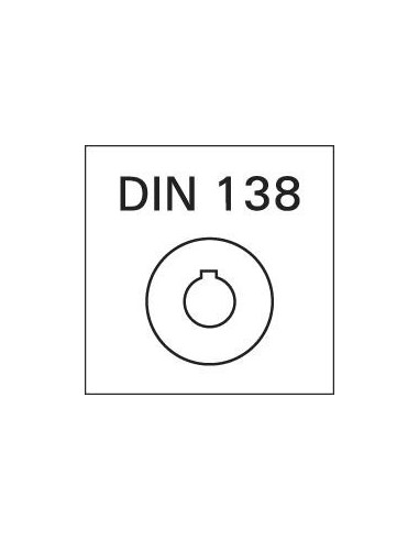 Fresa de disco DIN885 HSSE tipo HR forma A dentado cruzado 80x10mm