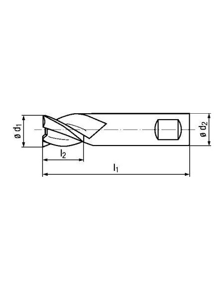 Fresa de ranuras SL cortaWN MDI FIRE 6,0mm GÜHRING