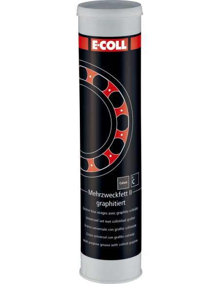 Grasa multiusos II grafitada Cartucho 400g E-COLL