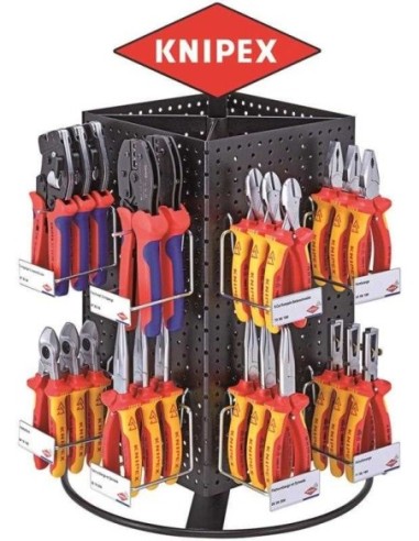 Expositor de venta giratorio sin alicates KNIPEX 00 19 28