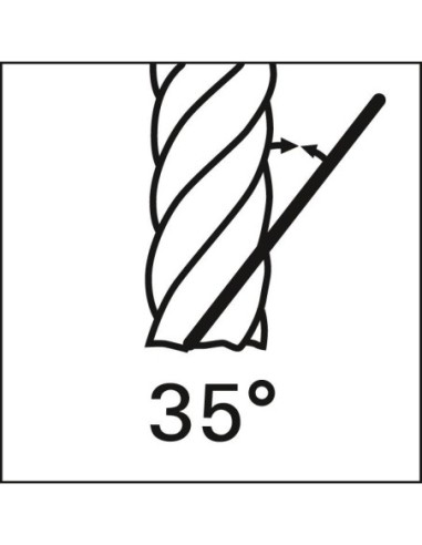 Fresa frontal VHM 4,0mm corto HB Z4 TiAlN norma de fábrica FORMATO