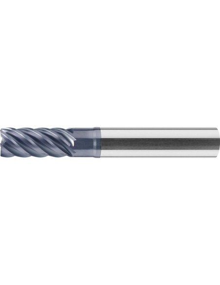 Fresa de múltiple dientesVHM 6,0mm DIN6527L Z6 TiAlN tipo N
