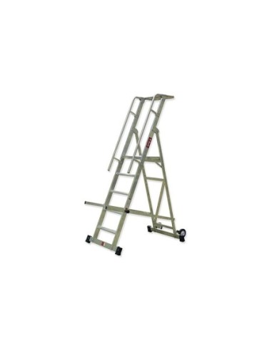ESCALERA DE ALMACÉN PLEGABLE Serie ALX-PL | 74-308/04 ALX PL-04