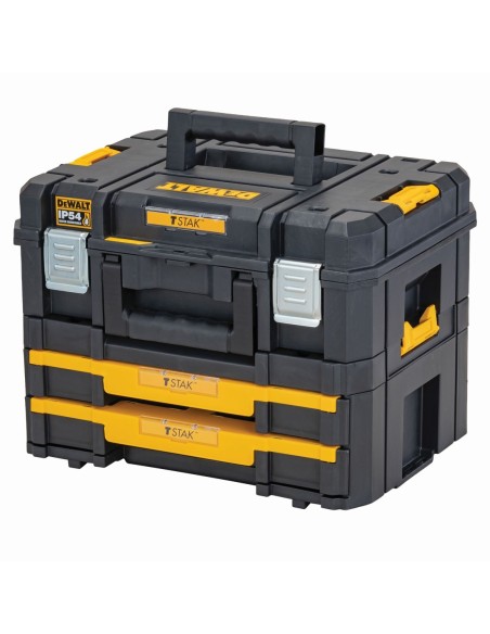DWST83395-1 - COMBO: MALETA MULTIÚSOS IP54 TSTAK + CAJONERA DOBLE TSTAK