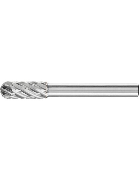 Fresa c/ mango MD esferocilíndrica 0820 STEEL 6mm 8x20mm Pferd