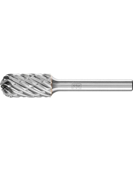 Fresa c/ mango MD esferocilíndrica 1225 STEEL 6mm 12x25mm Pferd