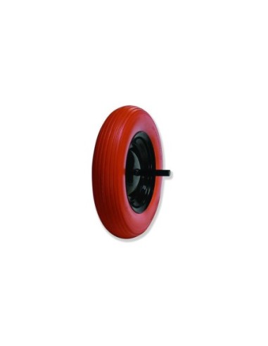 EPIE - Núcleo de acero estampado color negro - Bandaje de espuma de poliuretano impinchable color naranja y con eje | 10-87/20