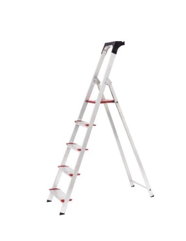 ESCALERA C/PORTAHERRAMIENTAS COMODA 07 - 7 PELDAÑOS