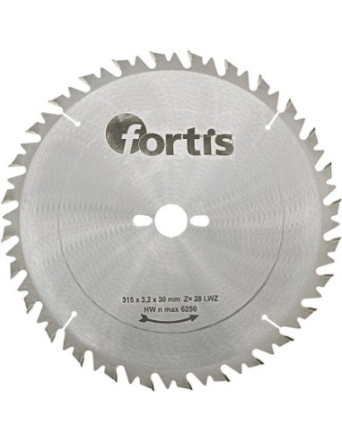 Hoja sier circ MD 315x3,2x30mm Z28LWZ Fortis
