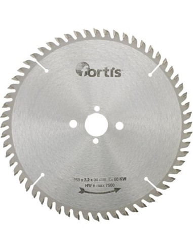 Hoja sier circ MD 250x3,2x30mm Z60KW Fortis
