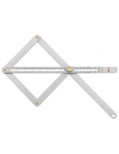 Escuadra ajustable combinada de aluminio anodizado VK