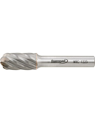 Fresa con mango MD esferocilíndrica 1225 alu6mm 12x25mm