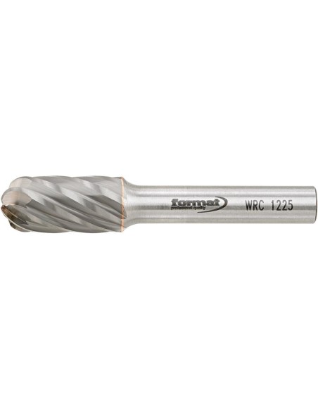 Fresa con mango MD esferocilíndrica 1225 alu6mm 12x25mm