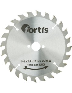 Hoja sier circ MD 160x2,4x20mm Z20W Fortis
