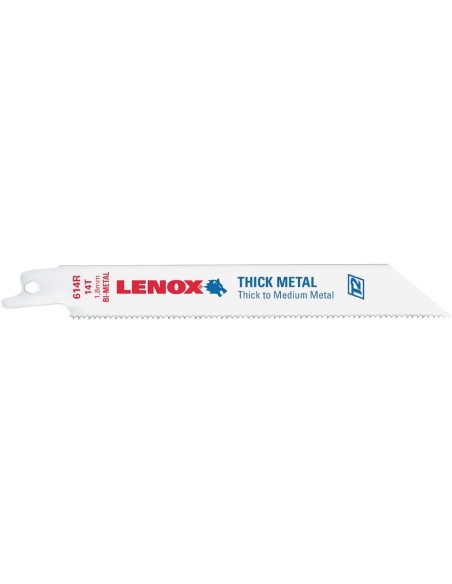 Hoja de sierra de sable 20564614R 152x19x0,9mm 14dientes paquete c/ 5 u.LENOX