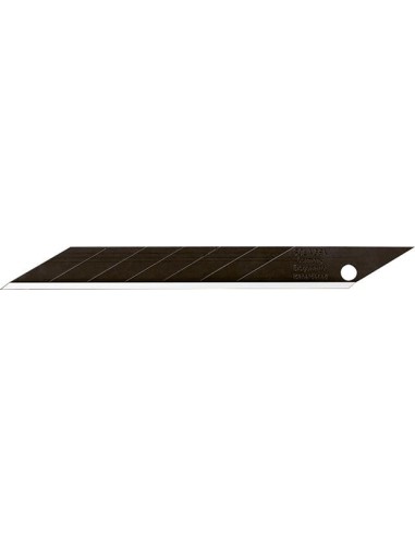 Hoja seccionable negra 9mm paquete de 10 unidades 30 grados LUTZ BLADES