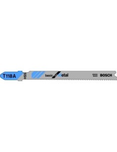 Hoja sierra calar T 118 Apaquete c/ 5 u. Bosch
