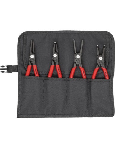 Jgo alicates p/ circlips precisión en bolsa enrollable 4 pzas KNIPEX