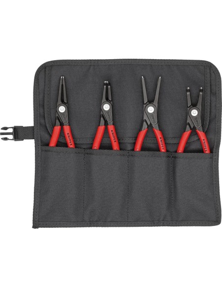 Jgo alicates p/ circlips precisión en bolsa enrollable 4 pzas KNIPEX