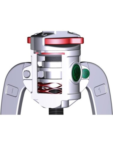 Extractor combinado con mecanismo bloqueo 3 brazos KUKKO