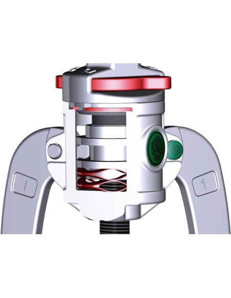 Extractor combinado con mecanismo bloqueo 3 brazos KUKKO