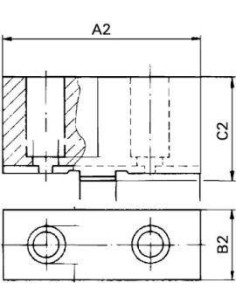 Jgo 3 garras DIN6350AB 250mm RÖHM 2