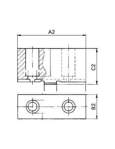 Jgo 3 garras DIN6350AB 250mm RÖHM