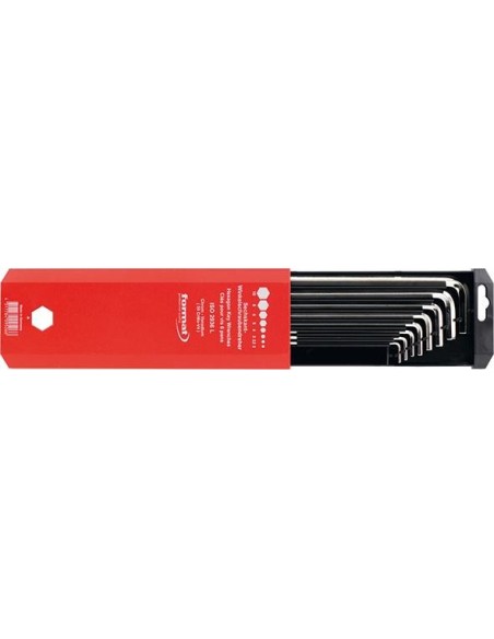 Jgo llaves Allen en caja corrediza hembra hex larga 2-10x mm