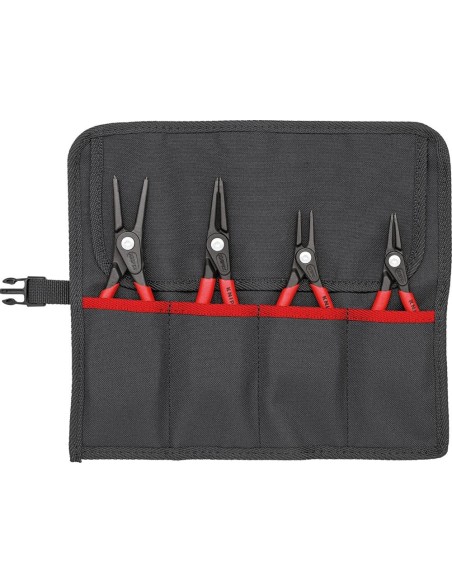 Jgo alicates p/ circlips precisión de 4 pzas KNIPEX